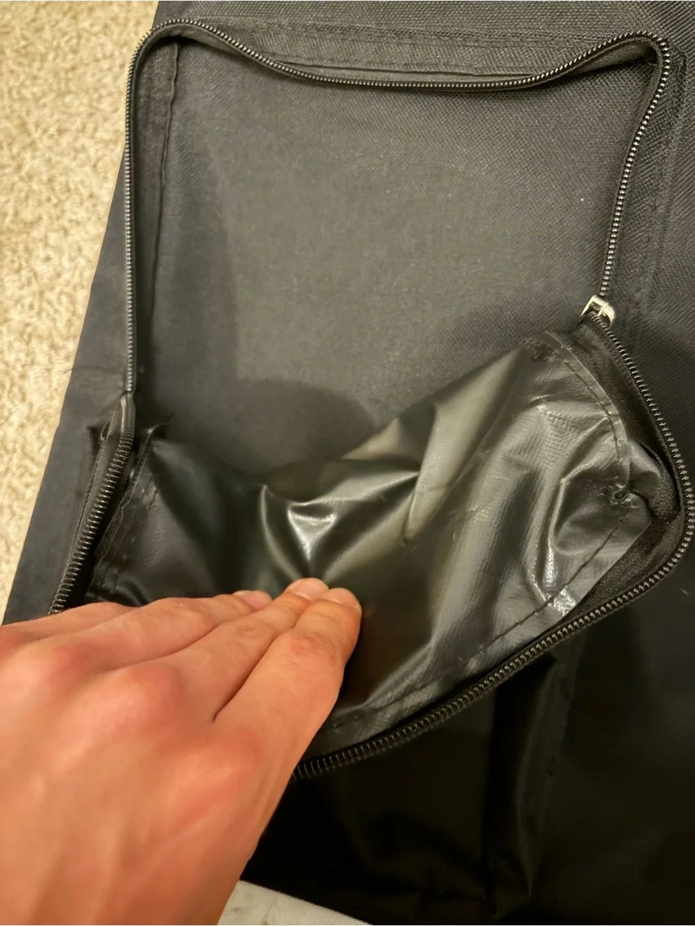 Spray ground duffel bag shark face